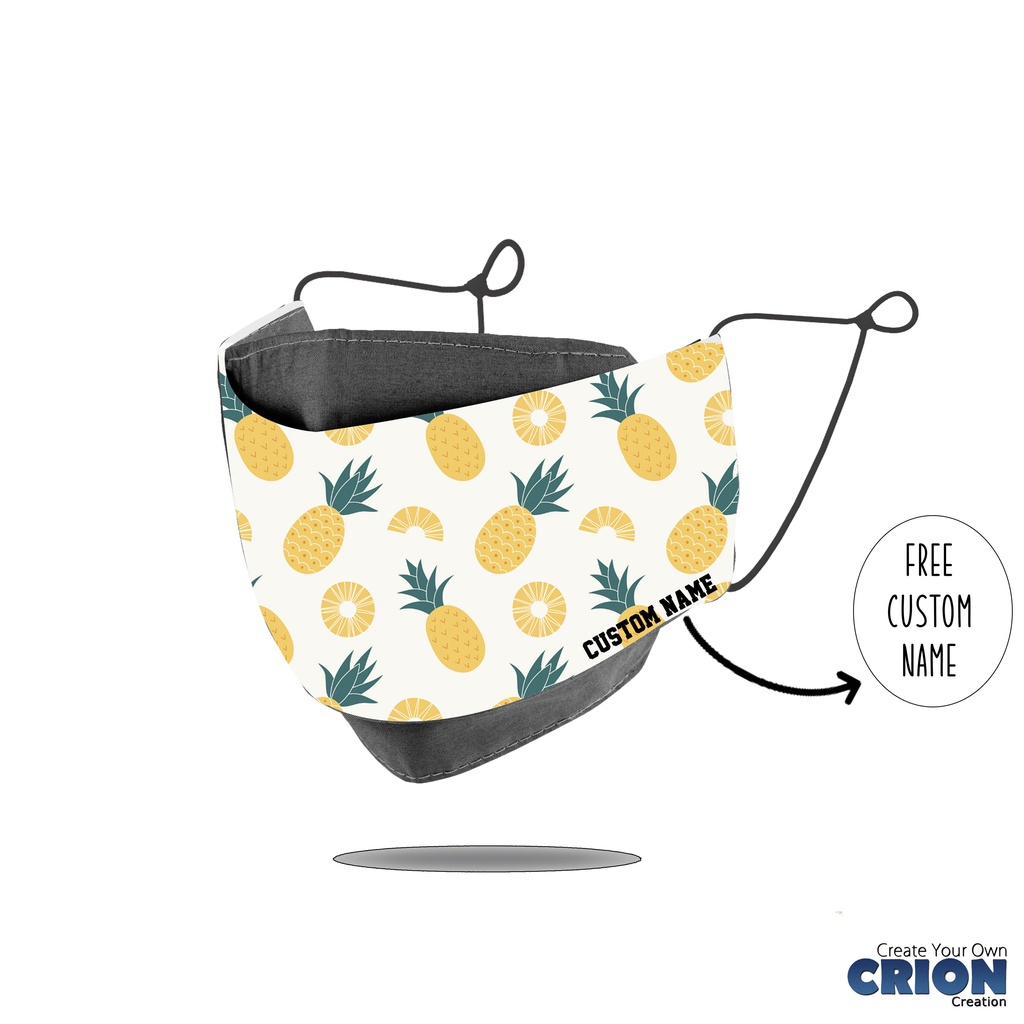 Crion - Masker 3d Full Face Cover Fruit Series - antibacterial