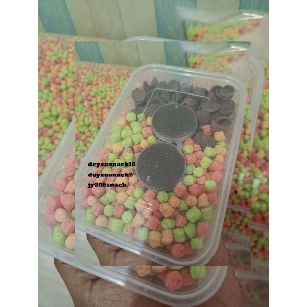 

Nyam Nyam Rice Crispy + Choco Crunch + Coklat Repack 500ML