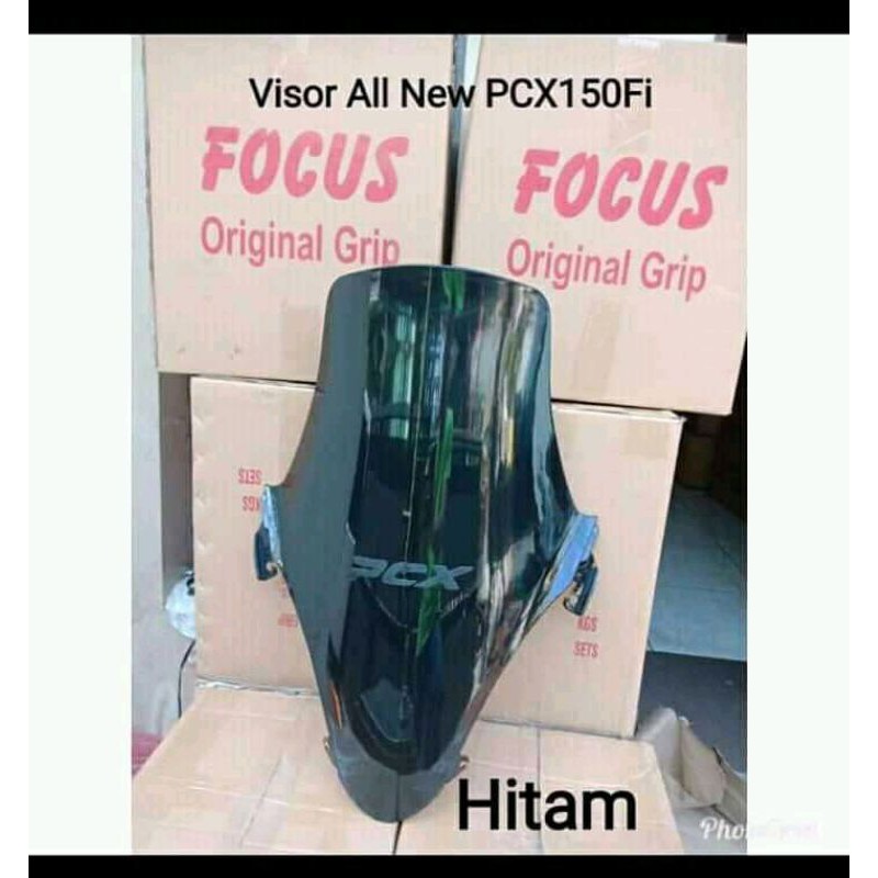 visor windsield honda pcx 160 new dan pcx 150 lokal focus tinggi/panjang tebal