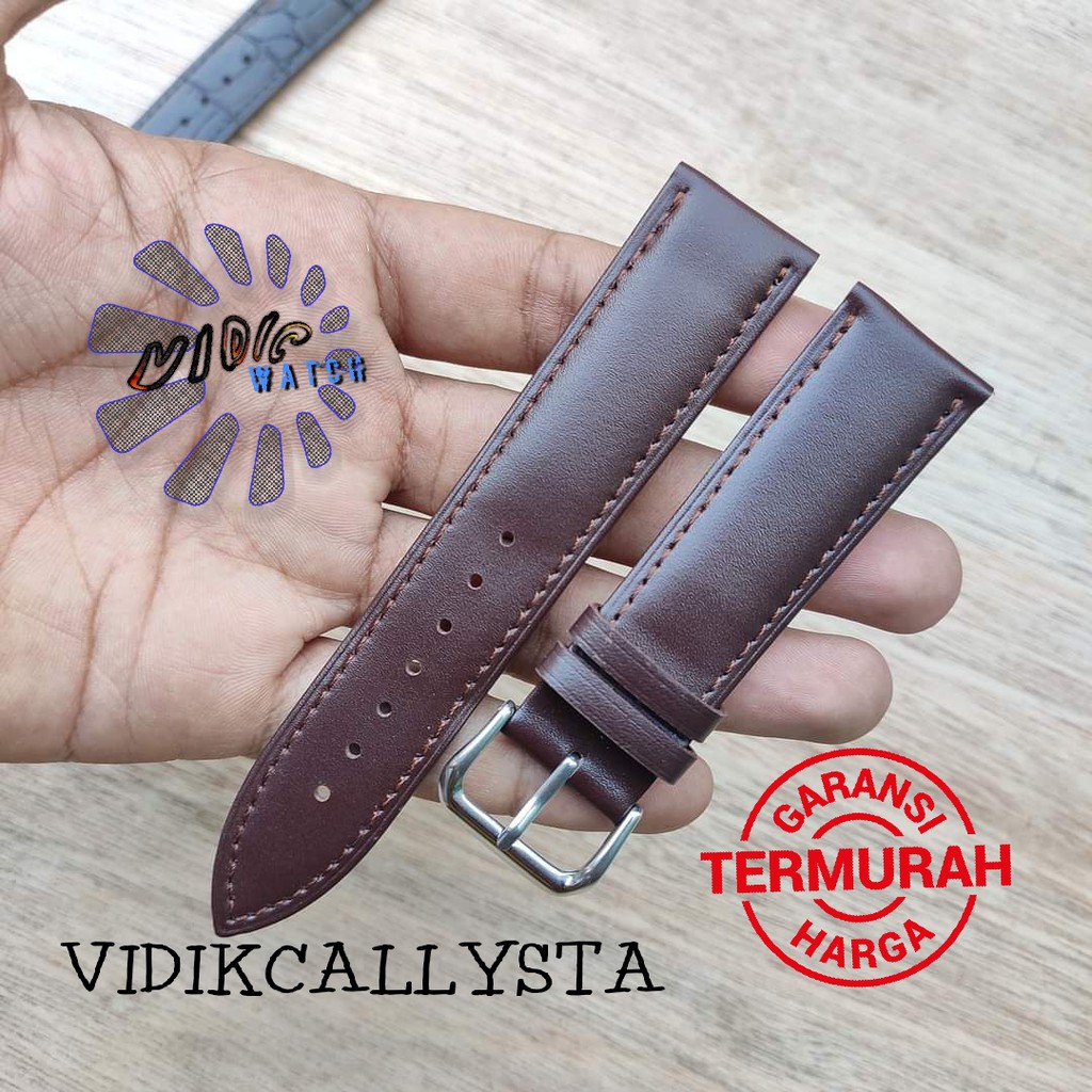 Tali jam kulit Leather Strap Lugs 22mm 20MM Quick Release Smart watch 20 22 MM