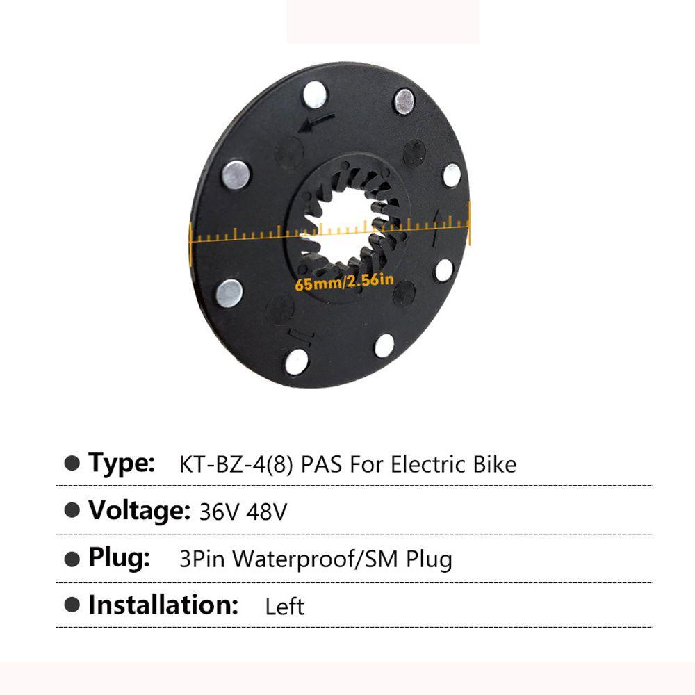 R-FLOWER Power Assisted Sensor High Quality Sensor Kecepatan 3Pin SM Plug PAS Sepeda Listrik