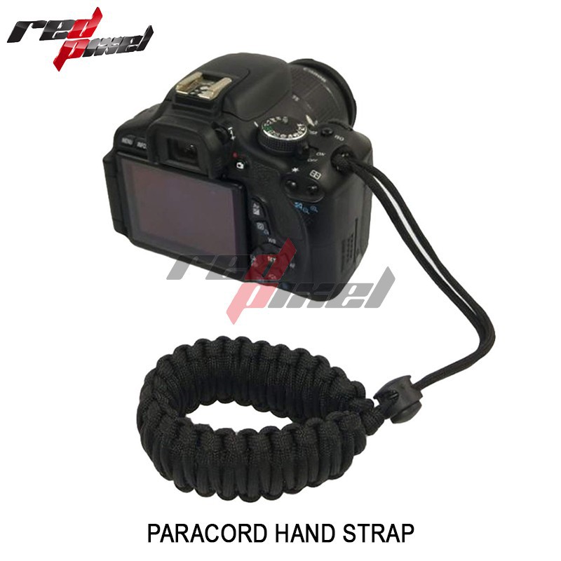 Grab Medan Tali Hand Strap Paracord Kamera DSLR - Black