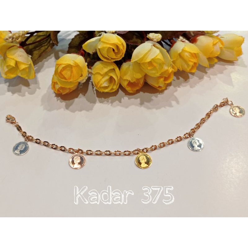 gelang rantai koin