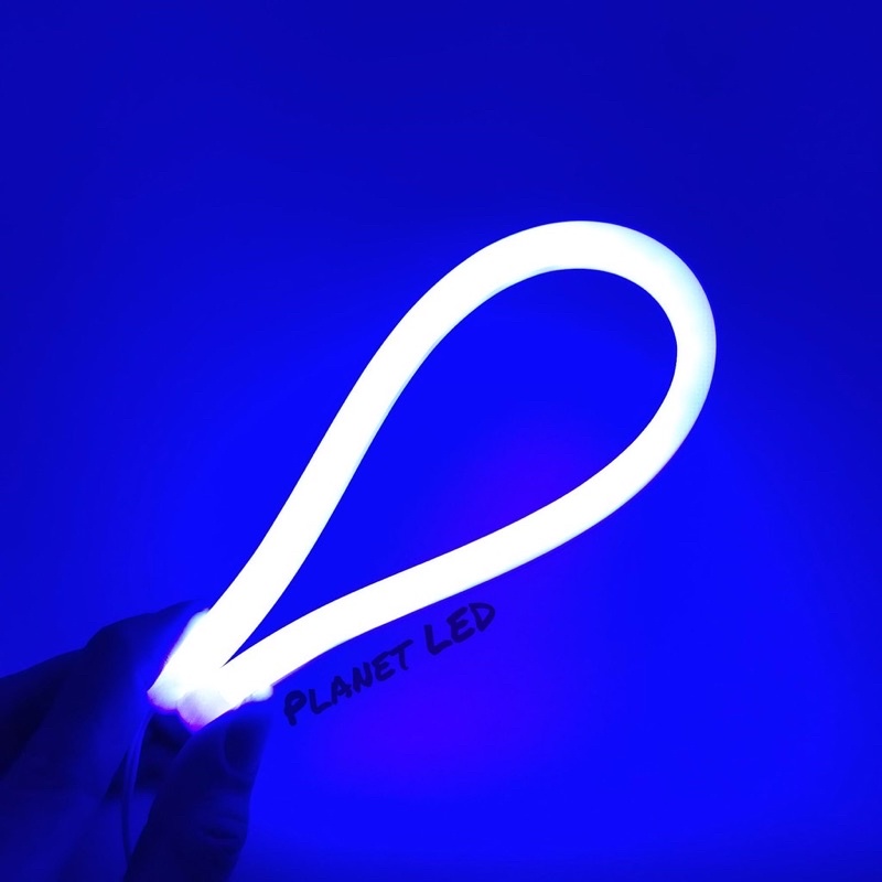 PROMO Lampu LED Alis Flexible Alis Motor 30cm LED Warerproof anti panas anti air berkualitas-Biru