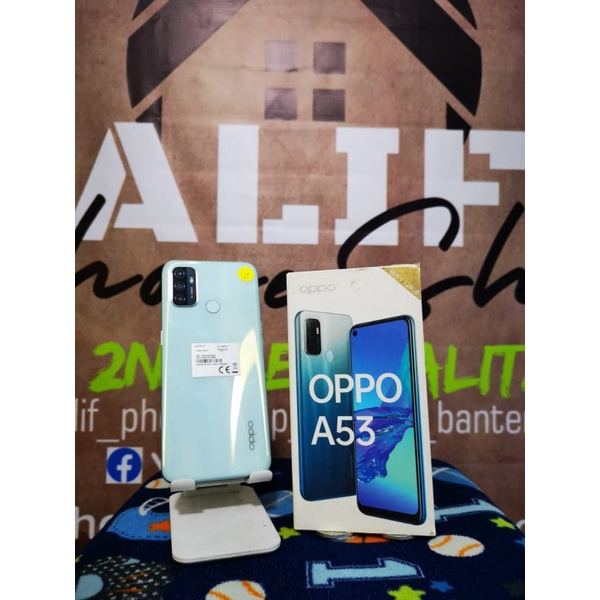 Oppo A53 ram 4 128gb second garansi resmi