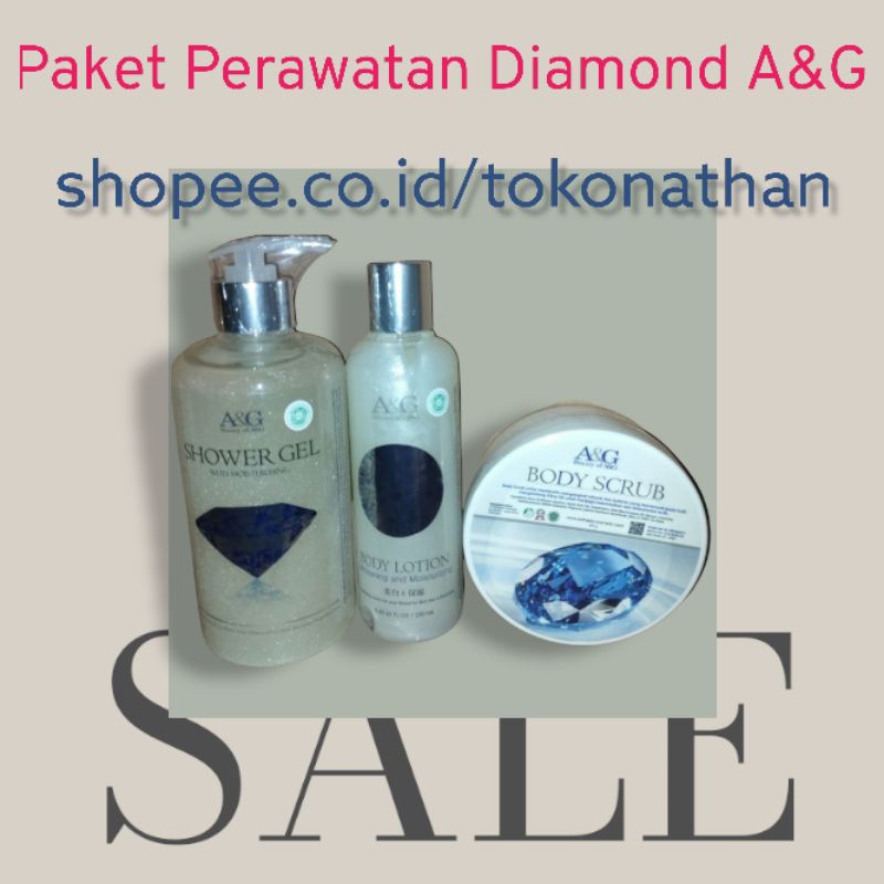 Paket perawatan diamond berlian A&amp;G paket diamon