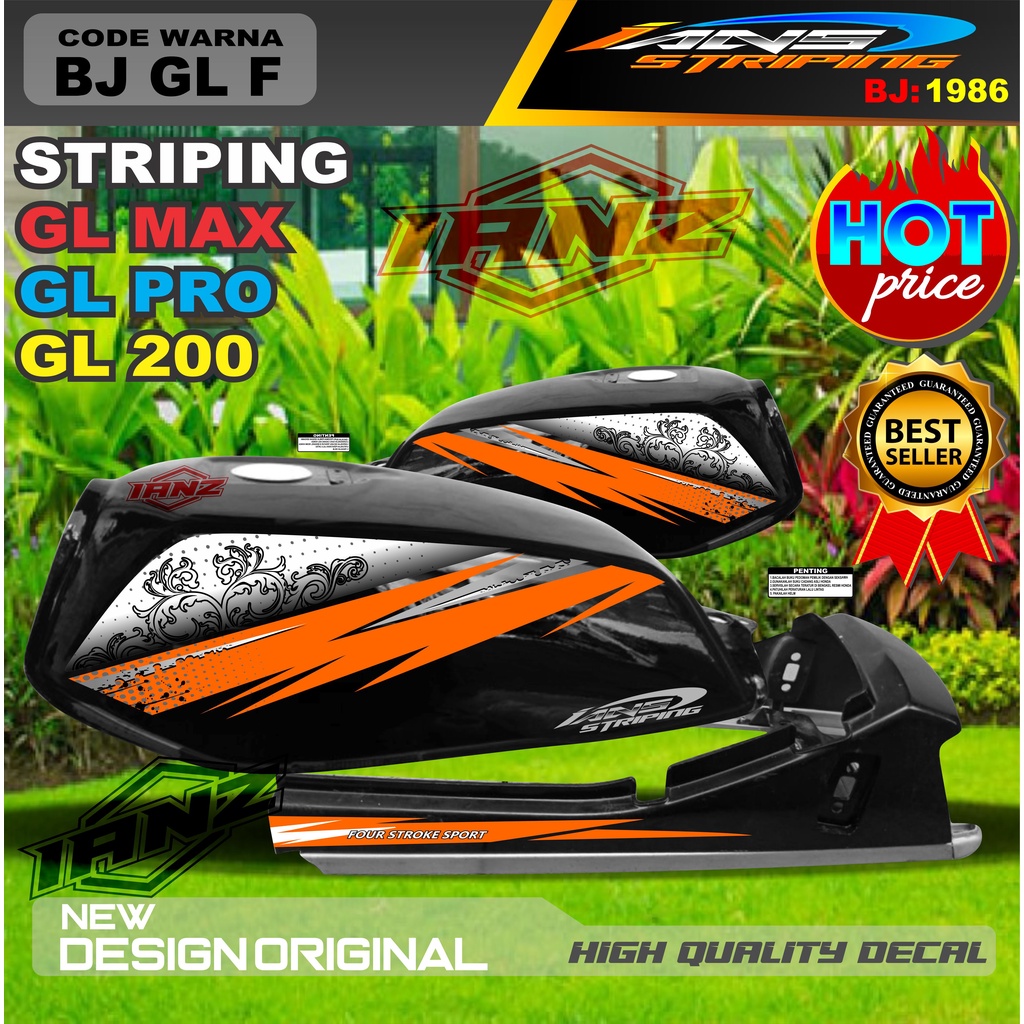 STRIPING GL MAX GL PRO GL 100 NEW DESAIN / STIKER GL VARIASI TERBARU / STRIPING GL TERMURAH / COSTUM STRIPING GL TERMURAH