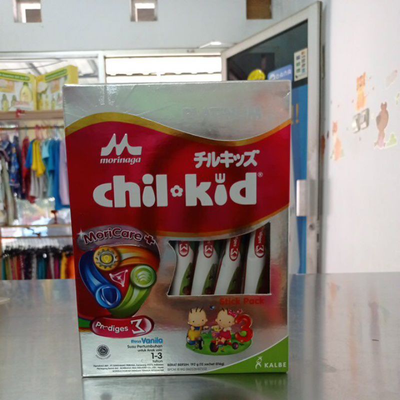 

Chilkid 3 platinum stick pack vanilla 192g @12 sachet