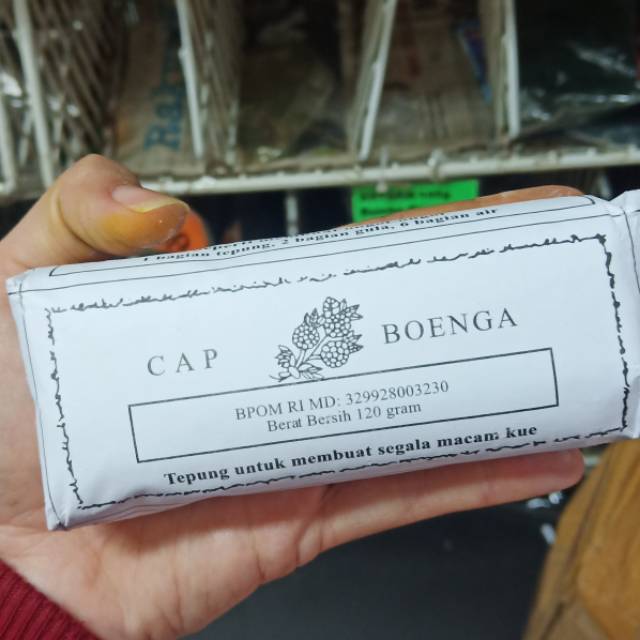 

TEPUNG HUN KWE CAP BUNGA BOENGA 120 GR