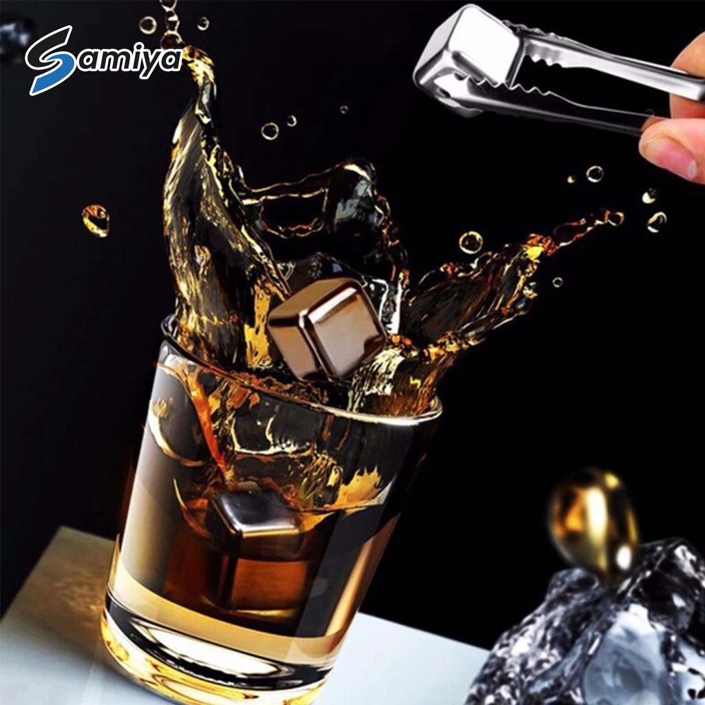 Whiskey stone ice cube stainless steel / wine cooler / whiskey stones ice cubes / whisky stone