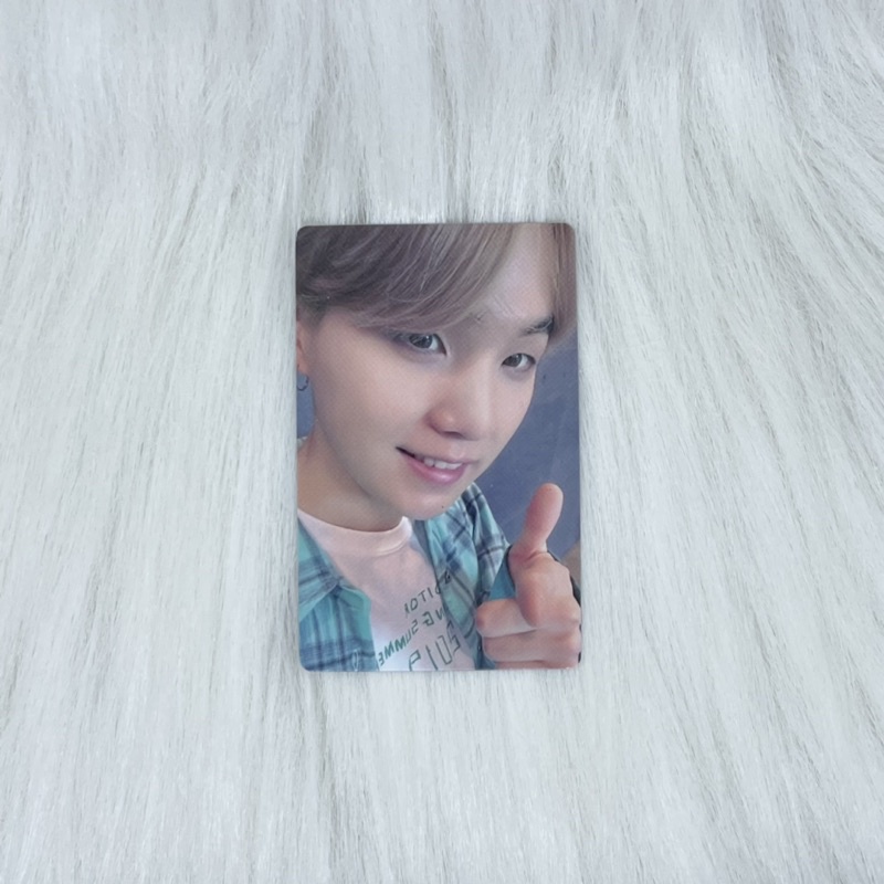 [Ready Stock] Official BTS PC / photocard Suga / Min Yoongi Lights "Boy With Luv" Album Japan FC