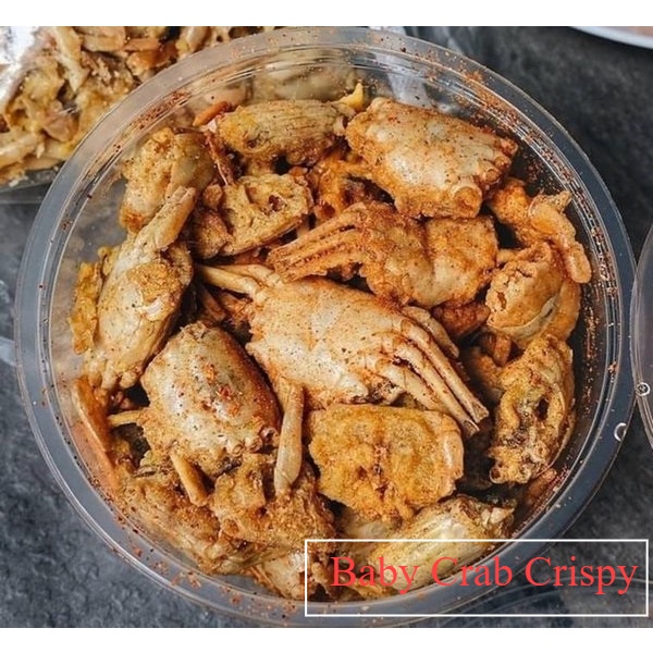 

SNACK CAMILAN MAKANAN RINGAN BABY CRAB KRISPY HALAL!!! 100 gr BABY RAJUNGAN KEPITING KRIUK CAMILAN SEAFOOD CRAB KRIPS ANEKA RASA