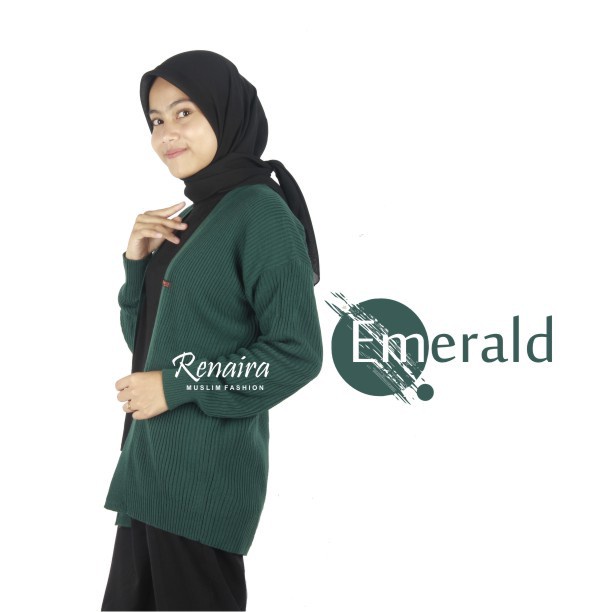 Cardigan  bigsize Renaira CB-Emerald