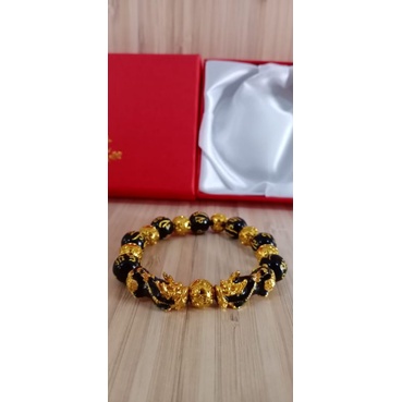 Pixiu.. Gelang Pixiu Batu Mantra Tibet P2 N12