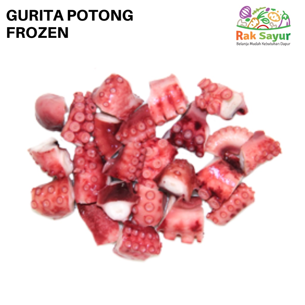 

Gurita Potong 200gr Frozen Kaki Tako Leg Octopus Import Tokoyaki Ramen Rak Sayur Padang
