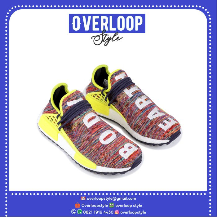 Sepatu Adidas - Human Race NMD Pharrell Multi-Color Original Product