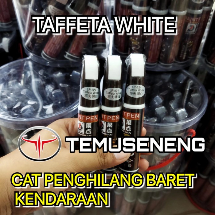 Taffeta White Metalic Putih Tafeta Mobil Honda Spidol Cat Mobil Motor Lecet Baret