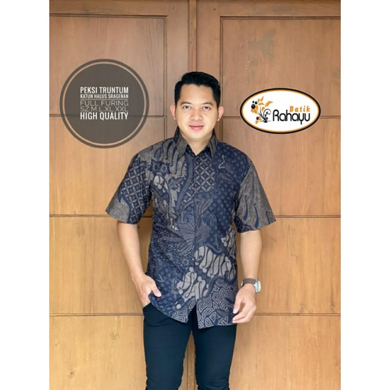 Batik Pria PEKSI TRUNTUM Full Furing Katun Halus Size M-XXL High Quality