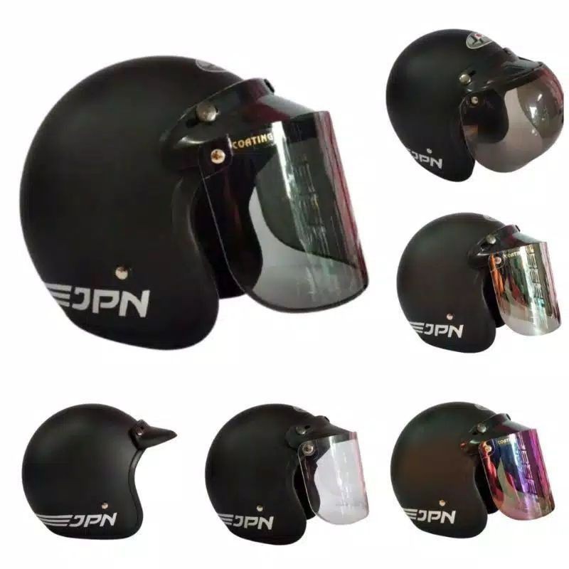 jpn black doff -HELM JPN hitam DOFF-HELM JPN -HELM jpn HELM JPN