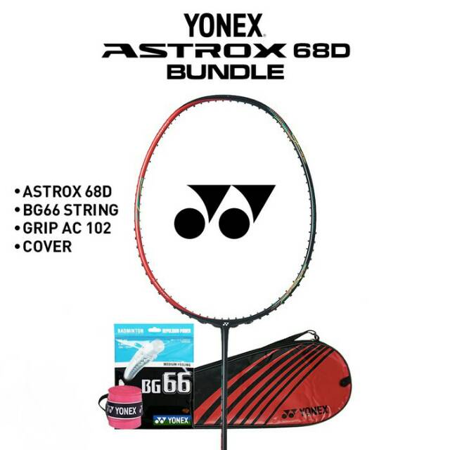 Raket Badminton Yonex Astrox 68 S / 68 D Original