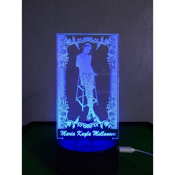 Lampu Hias Custom / Lampu Hias Akrilik Custom / Kado unik  lampu akrilik