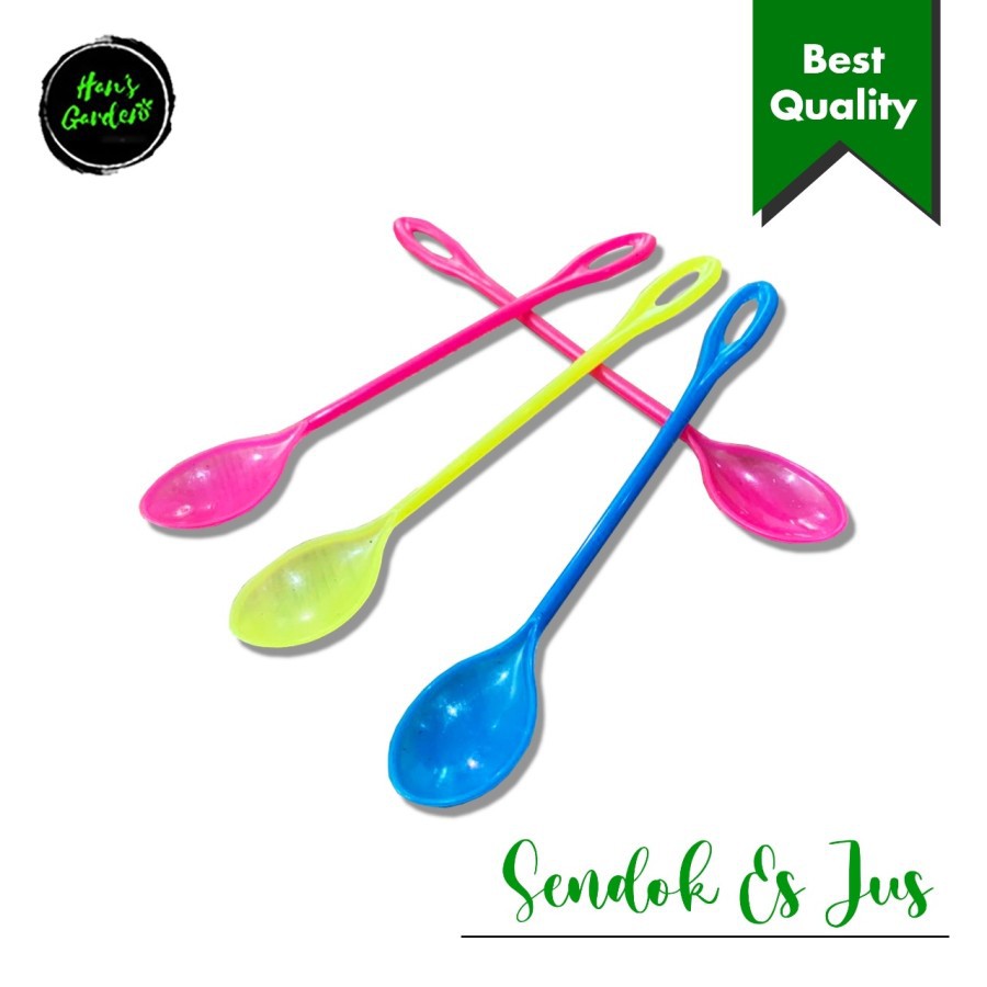Sendok es jus plastik sendok jus souvenir