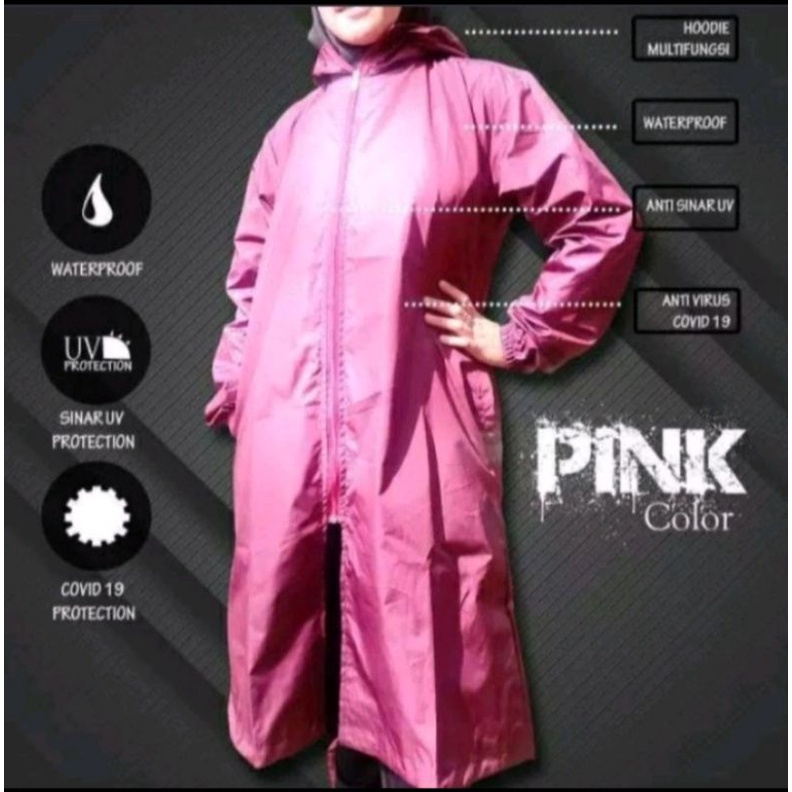 jaket anti hujan apd non mendis hasmad apd hoodie