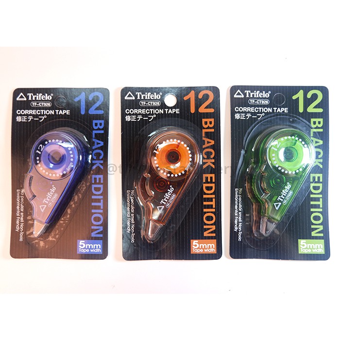 

TRIFELO Correction Tape Black Edition TF-CT 926