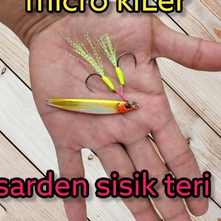 micro jig 15g micro jig 15 gram micro jig 7g micro jig 15g 20g metal jig kiler umpan jig umpan casti