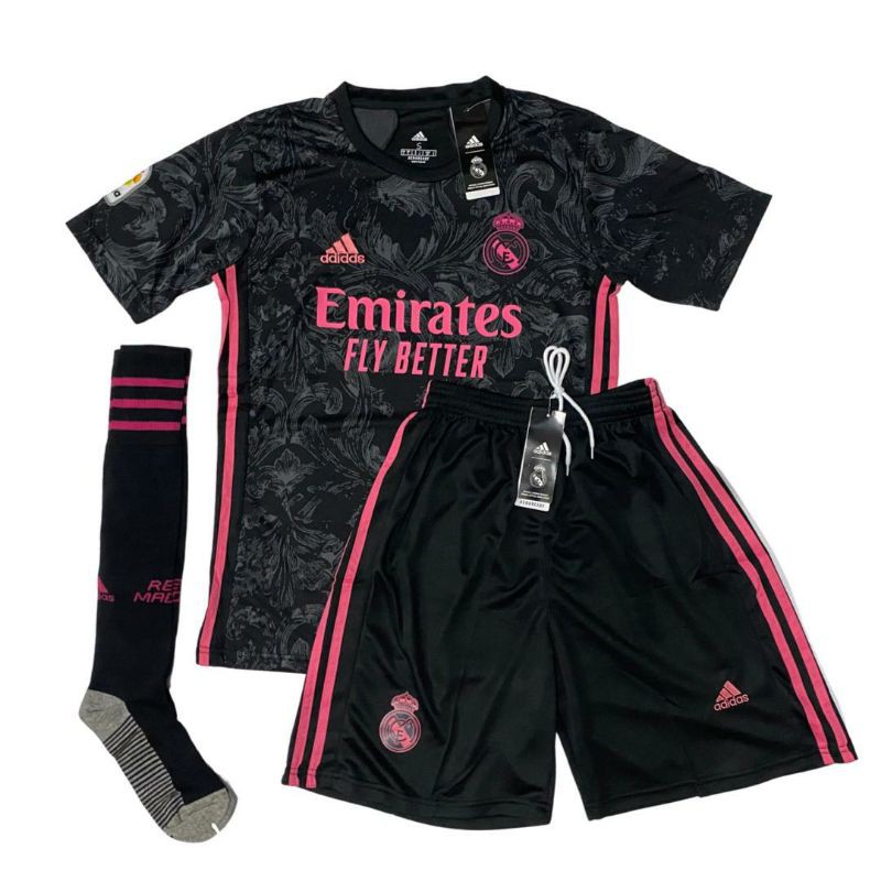 FULLSET REAL MADRID THIRD NEW 2020-2021 JERSEY GO HIGH QUALITY | MADRID THIRD FULLSET | MADRID 3RD