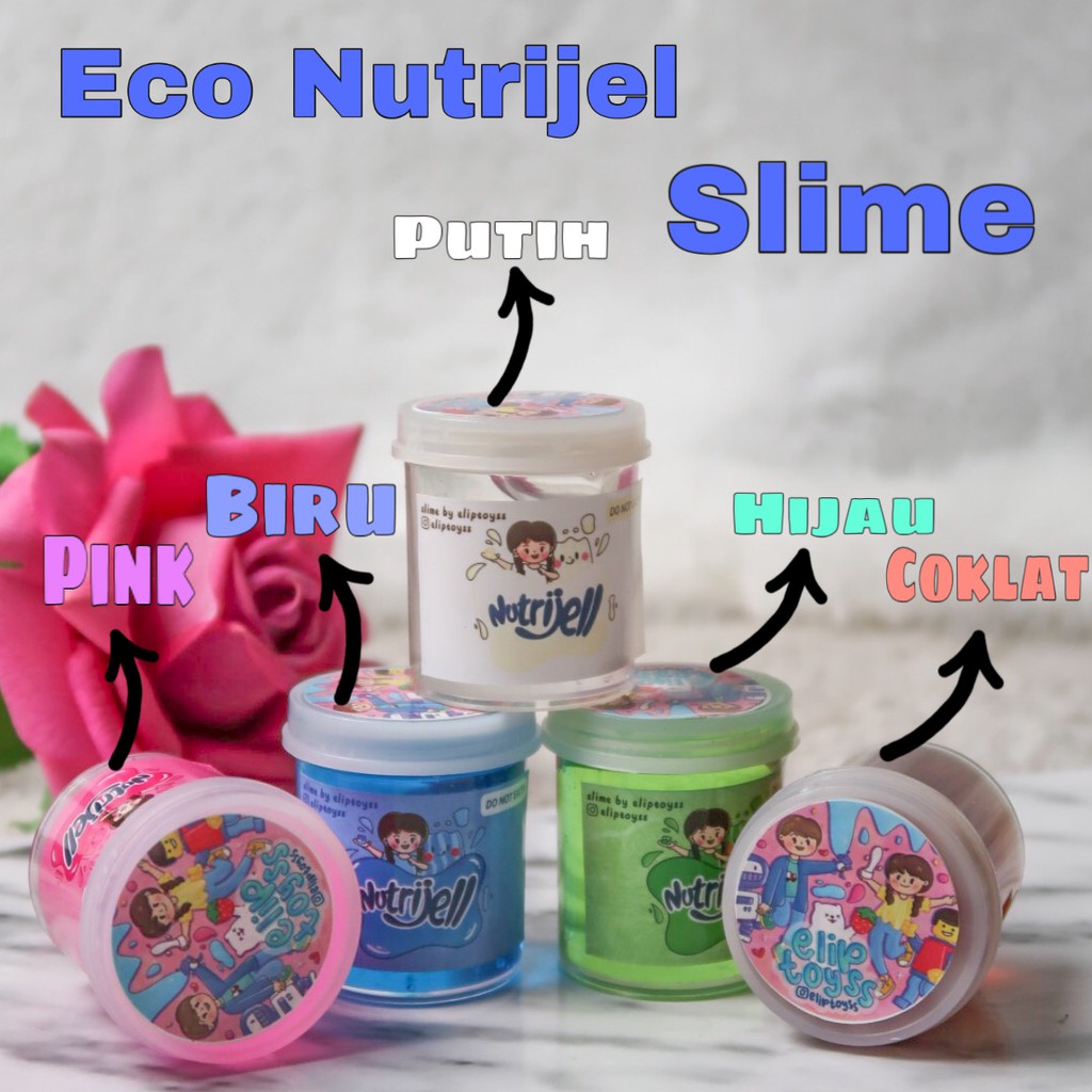 NUTRIJELL SLIME 50GRAM BY ELIPTOYS BEST SELLER