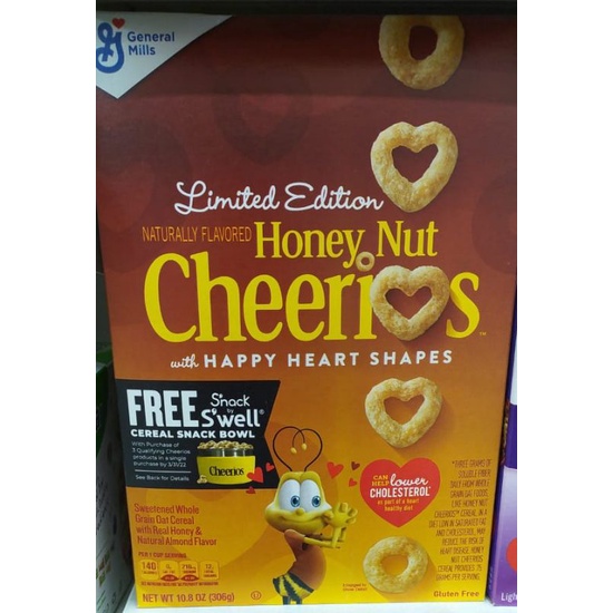 

general mills cheerios honey nut 306 gram