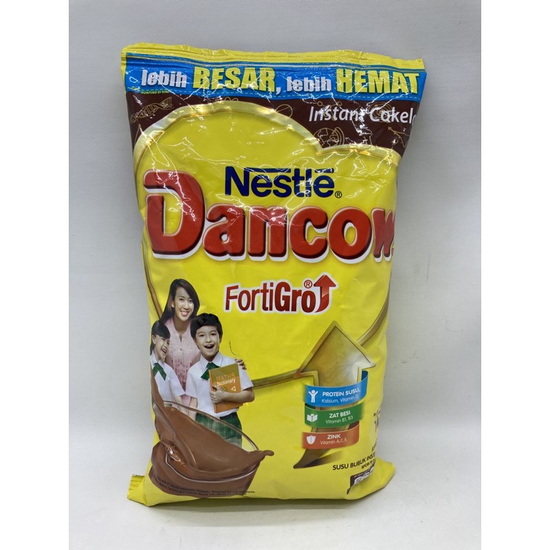 

Dancow Instan Cokelat Fortigrow SUSU BUBUK 1kg REFILL barcode 8992696428577