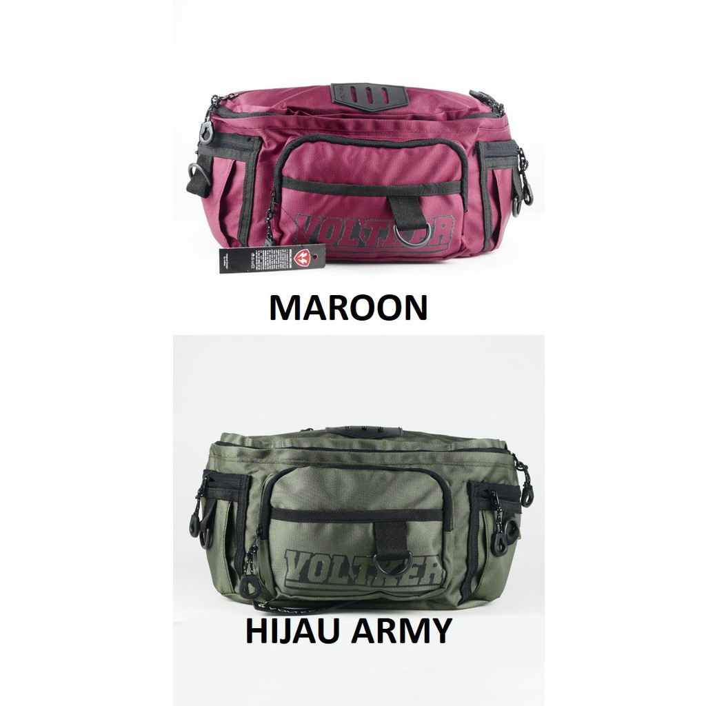 Waist Bag Nylon Saku Sablon Bahan Denim! Tas Termurah!