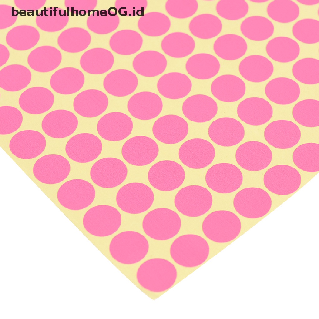 132pcs Stiker Label Bulat Untuk Tutup Botol Minyak Esensial