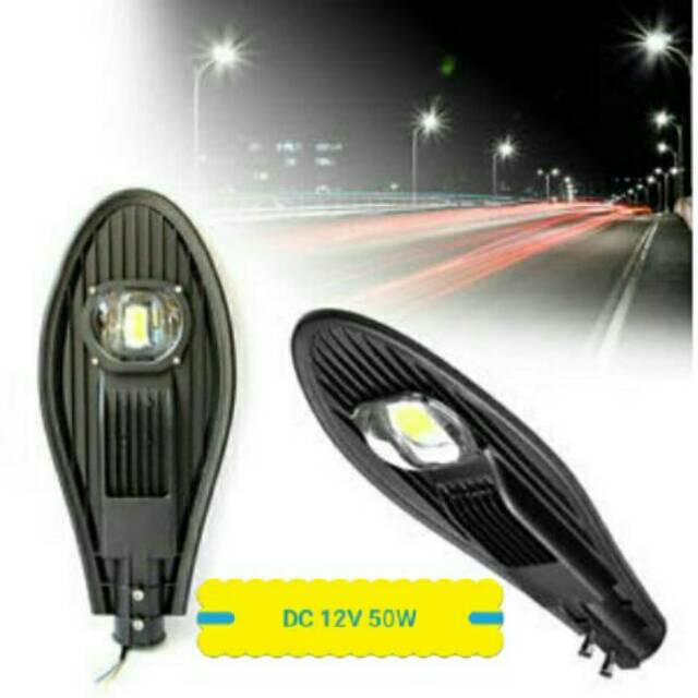 PJU 50W DC 12VOLT LED STREET LIGHT LAMPU SOROT JALAN