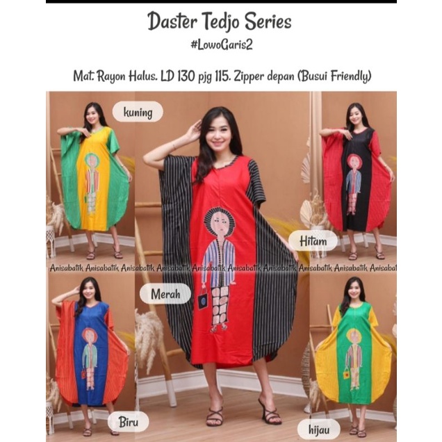 daster kelelawar Tejo sanggul salur