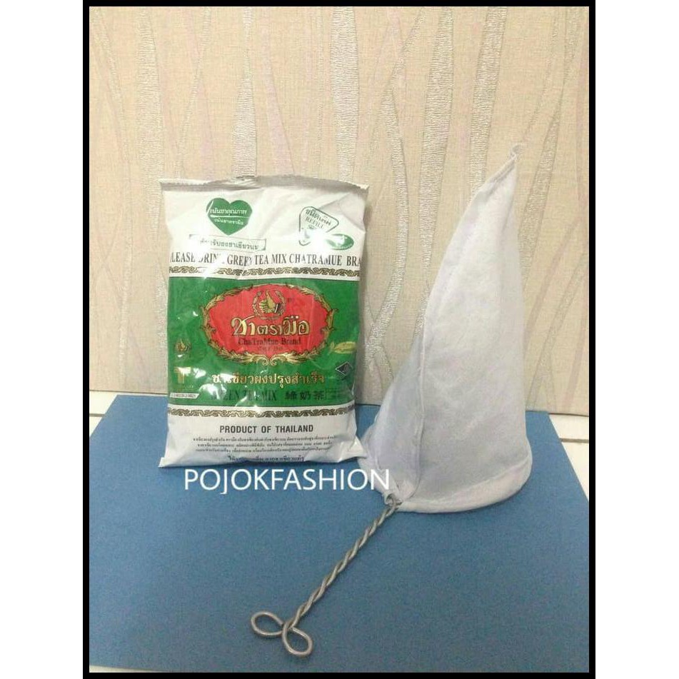 

ubll thai green tea number one brand 200gr + saringan teh 475l