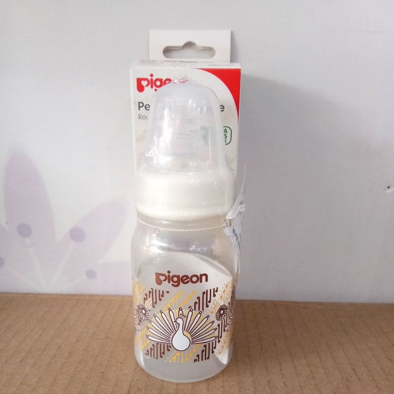 PIGEON PERISTALTIC NIPPLE ROUND NURSING BOTTOL PP RP BATIK S 120ML/4oZ