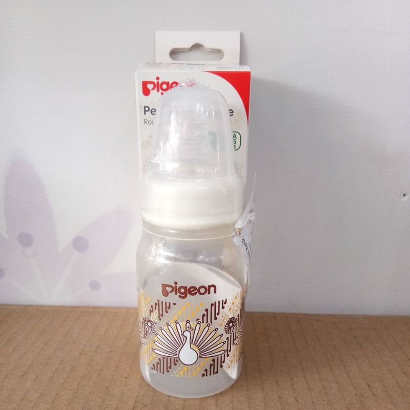 PIGEON PERISTALTIC NIPPLE ROUND NURSING BOTTOL PP RP BATIK S 120ML/4oZ