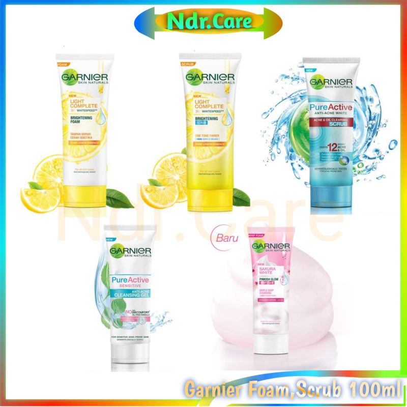 Garnier facial wash 100ml