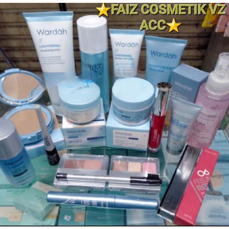 Paket Wardah Mekaup Wanita Komplit/Paket Wardah Kosmetik Lengkap Hemat