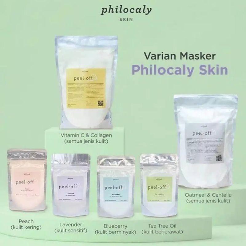 [BPOM] PHILOCALY SKIN PEEL OFF / RUBBER MASK / MASKER KLINIK 10gr