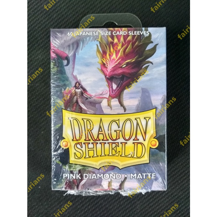Card Sleeve Mini Dragon Shield Matte Pink Diamond