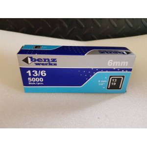

Isi staples gun13 6 steples stapler tembak jok Rapide benz werkz 6mm 5000pcs