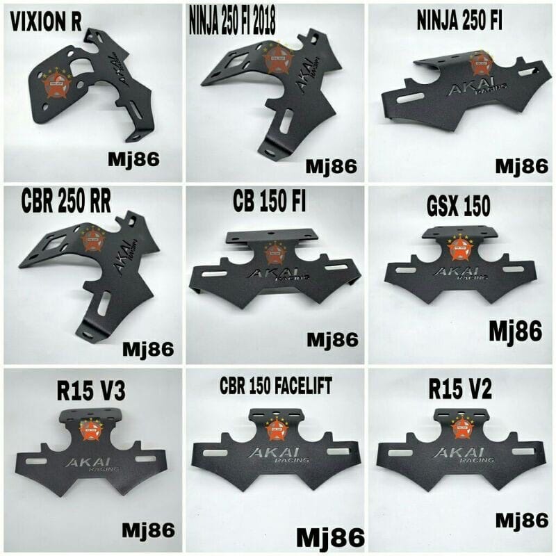 TAIL TIDY R15 GSX NINJA250 CBR / SPAKBOR BELAKANG/BREKET PLAT R15 universal