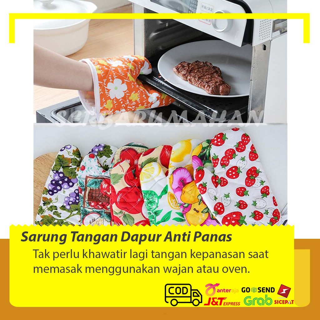 SR187 Sarung Tangan Oven Listrik Perlengkapan Dapur Murah Peralatan Dapur Unik Murah Alat Dapur Pera