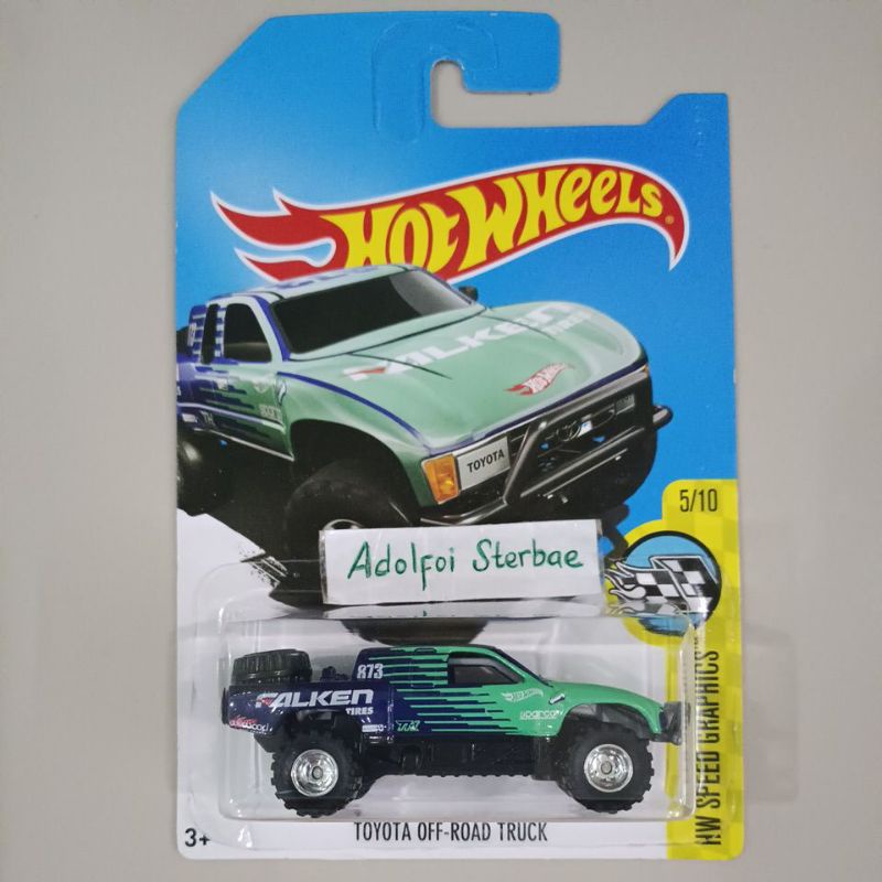 hotwheels hot wheels toyota off-road truck toyota offroad truck ths th$ ban karet super treasure hun