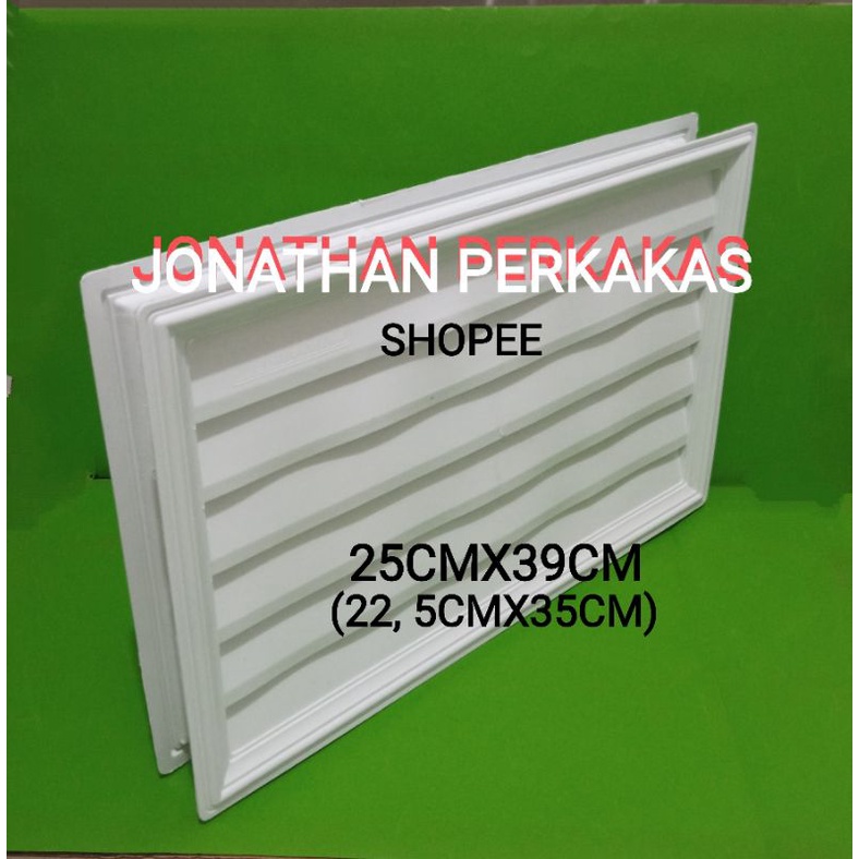 jalusi pintu kamar mandi pvc warna putih