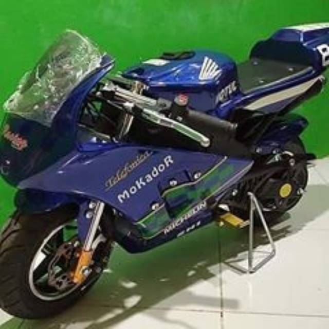 PROMO Mini GP VR46 Rossi 50cc 2tak Mesin Tarik Matic